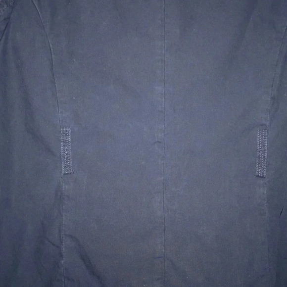 J. Crew Button Front Jacket Navy Blue Size 10 VINTAGE Women's - Picture 15 of 16